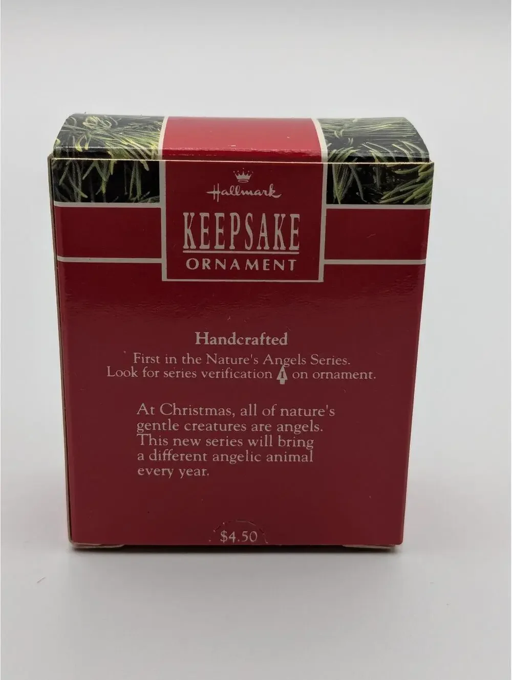 Hallmark Keepsake Nature's Angels Miniature Ornament 1990, 1st in Series, New